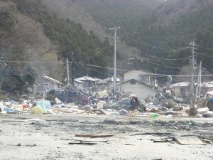 東日本大震災街の被害状況